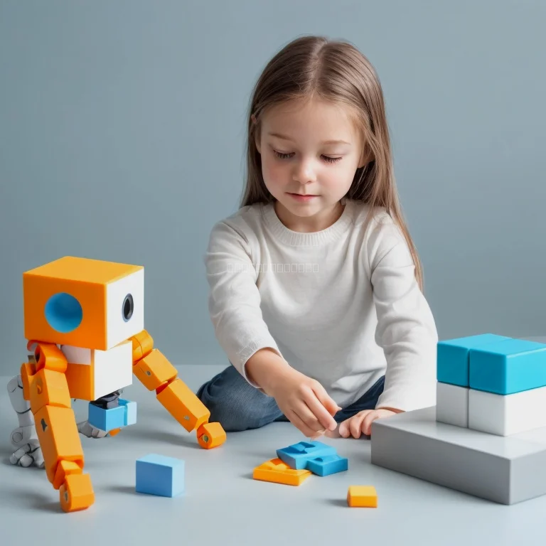 Kinder spielen mit AI-Spielzeug
